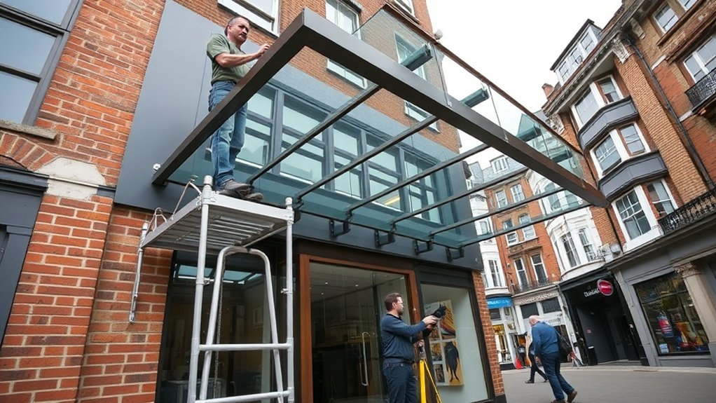 Shopfront Canopy Kilburn