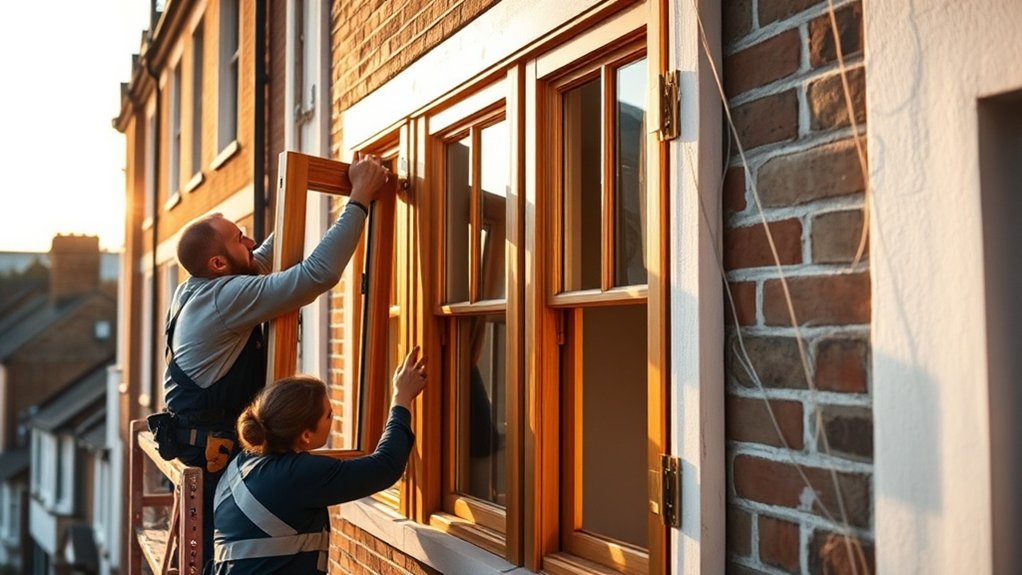 Wooden Window Installation Kilburn